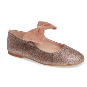 NEW! Ruby & Bloom 'Eleanore' Mary Jane Flat in PINK GLITTER (10.5 M)